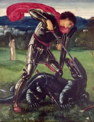 Der heilige Georg und der Drache, 1868